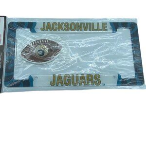 Jacksonville Jaguars NFL License Plate Frame Football Wall Decor Air Freshener